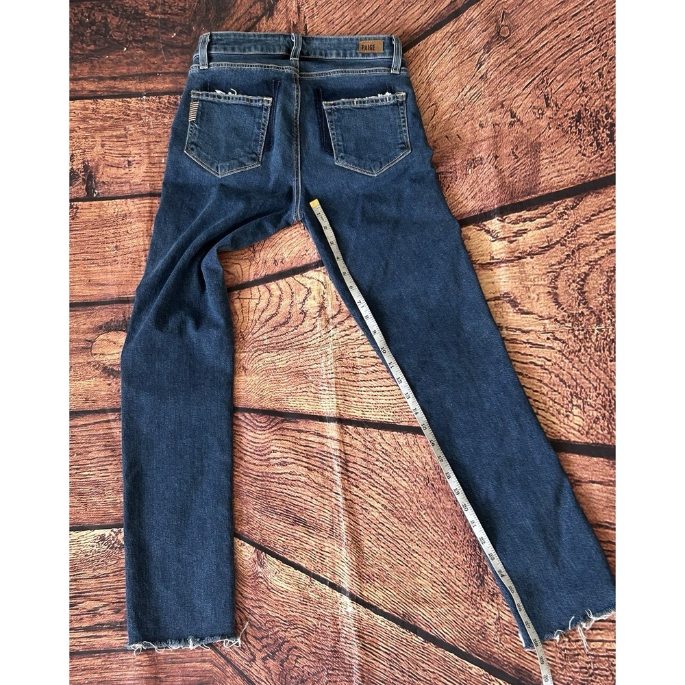 PAIGE Vintage Julia Jeans Felice Wash Fray Hem Women's Size 25 Denim - Picture 7 of 13
